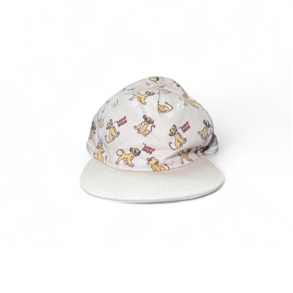 Disney Lion King Baseball Cap Kids 18M/2T Simba Print, Off White Hat, H&M